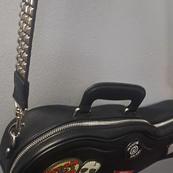 Dolls Kill X DARIA Mystik Spiral Fan Mini Guitar Bag Rare Price Firm - Picture 7 of 9